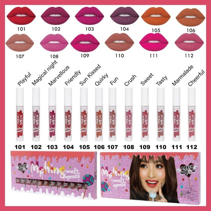 ★ BB ★ MARSHWILLOW Melting Melt Lip Liquide Matte Lipstick by Natasha Wilona