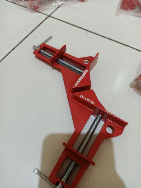 Homestoreoutlet Taffware Clamp Penjepit Sudut Frame Kayu 90 Derajat 75mm Zk1478100