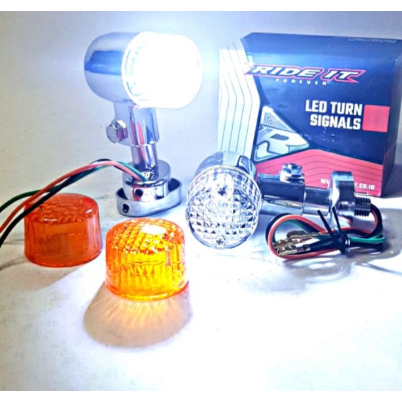 lampu sen palu bulat led Ride it