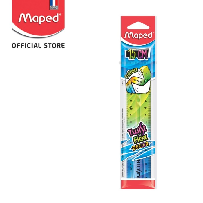 

Penggaris Maped Twist'n Flex 15cm / Maped Flexible 15 cm Ruler