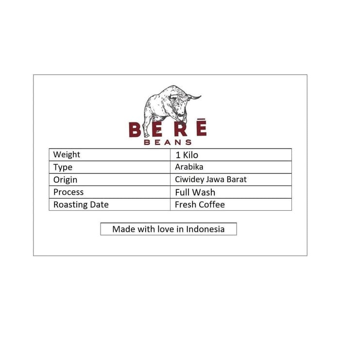 Kopi Arabika Ciwidey Bandung 1 KILO 1KG Bubuk Giling Biji Coffee Bean