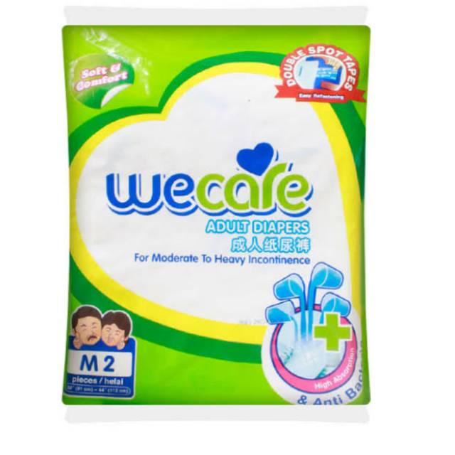 WeCare Adult Diapers M 2 / L 2 / XL 2 - We Care Popok Dewasa
