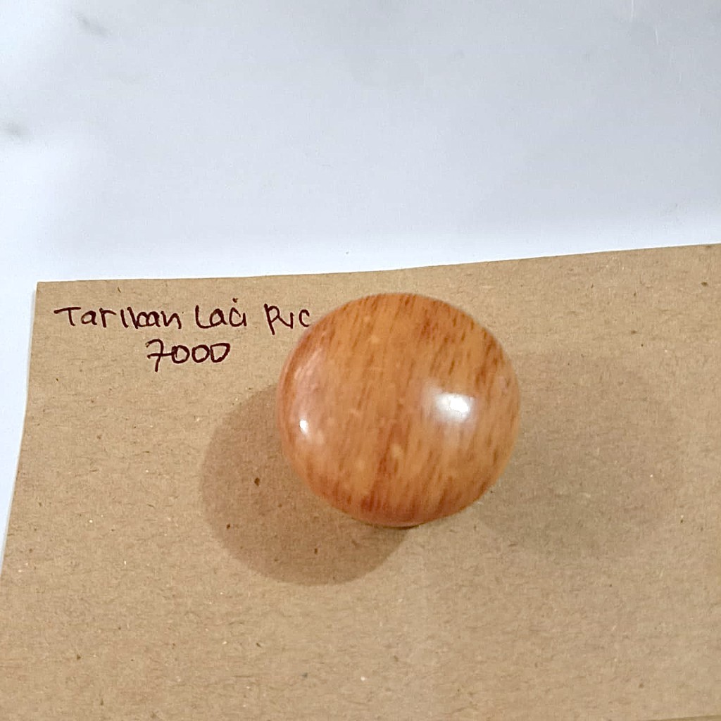 tarikan laci pvc ukuran kecil - warna cokelat kayu