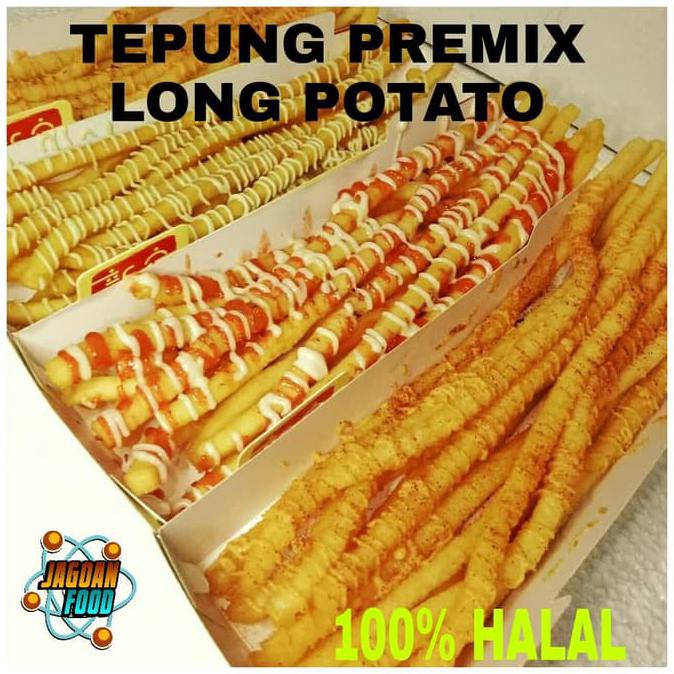 

BEST SELLER Tepung premix long potato atau kentang panjang anti gagal 500grm TP48