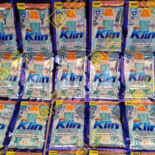 Jual SO KLIN LIQUID DETERGENT SACHET 22 ML ISI 30 PCS | Shopee Indonesia