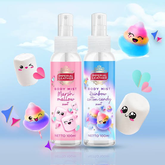 cussons imperial leather Body Mist Cotton Candy Rainbow&amp;marsh mallow 100 ml