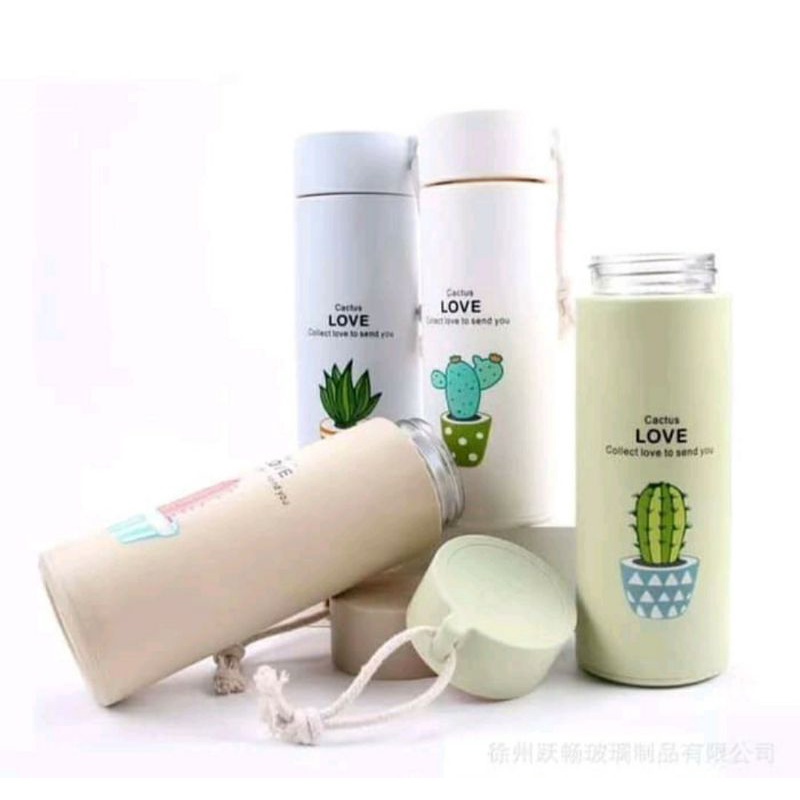 BKC kaktus botol minum kaca