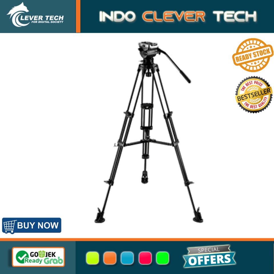 E-Image EK-610 Professional Compact Tripod With Fluid Head