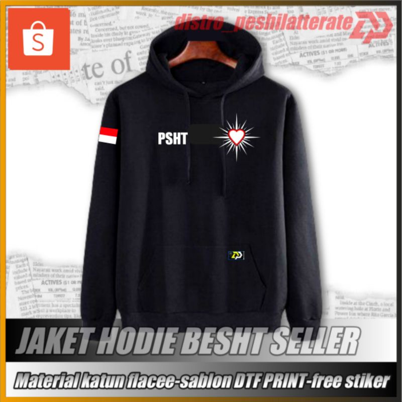 JAKET HODIE PSHT DISTRO SIMPLE HATI BERSINAR (BISA COD) SH1