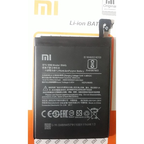 BATERAI XIAOMI BN45 ORIGINAL