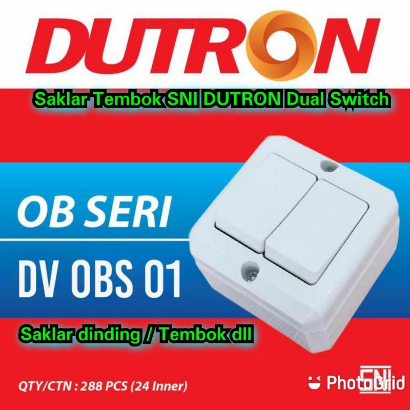 Saklar listrik 2 slot Saklar dinding 2 tombol Saklar Rumah