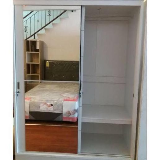 Lemari Pintu Sliding Putih Jumbo