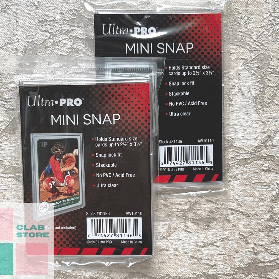 Update - Ultra Pro Snap Card Holder Mini 63.5x88.9mm Kotak Case Kartu TCG Sport kpop PhotoCard Pokem