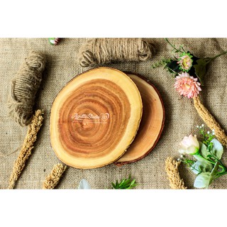 Potongan Kayu  Talenan  Kayu  Slice Wood Diameter 15 16 