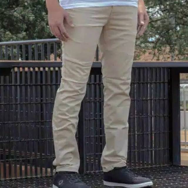  CELANA  CHINOS COWOK PANJANG TRENDY SLIM FIT Shopee Indonesia