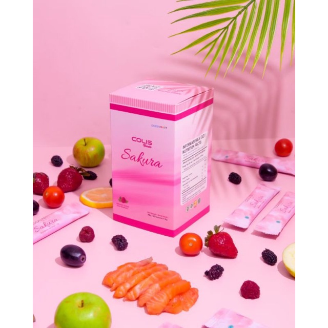 Colis Sakura Isi 14 Sachet- Pemutih Kulit Dari Korea (Sudah BPOM) CA