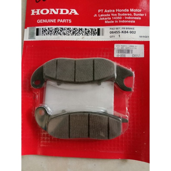 KAMPAS  REM CAKRAM DEPAN PCX ORIGINAL HONDA