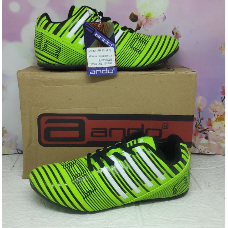 SEPATU FUTSAL ANDO ART MES$I 34-37 harga obral