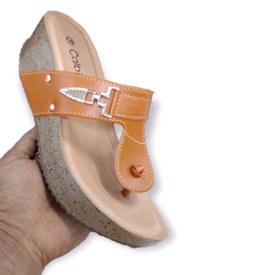 Calbi | sandal wanita | sandal wedges | premium