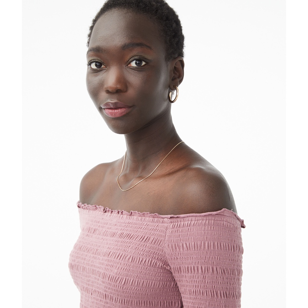 Aero Long Sleeve Smocked Top