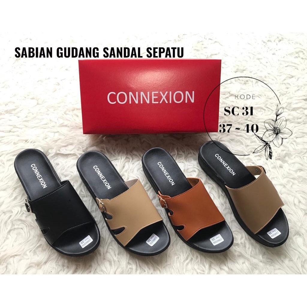 11.11 SALE : SC31 Sandal  WEDGES/ SANDAL WANITA/ SANDAL SLOP PEREMPUAN