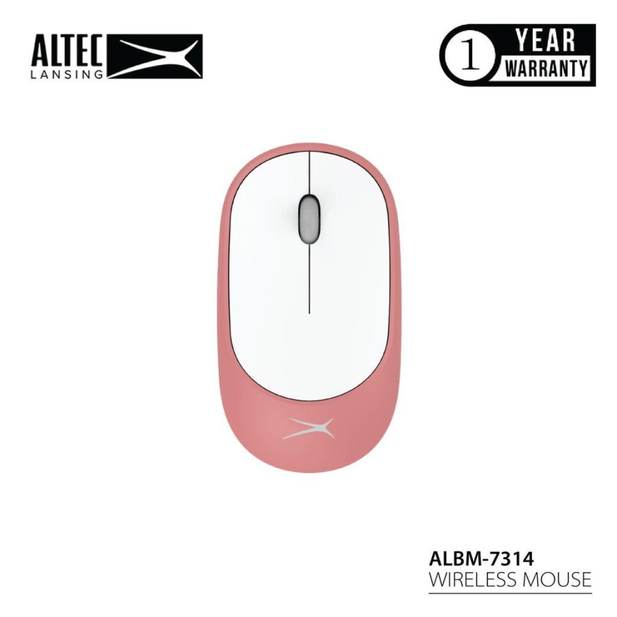 Mouse altec lansing wireless 2.4ghz usb optical 1200dpi 3d for office gaming laptop pc cpu albm-7314 albm7314