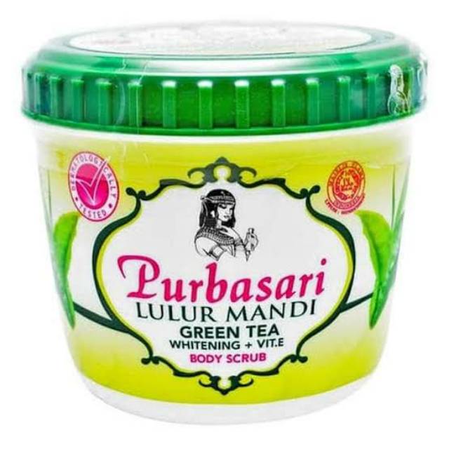 PURBASARI LULUR MANDI 235Gr WHITENING, GREEN TEA, BENGKOANG, MUTIARA, SUSU BENGKOANG