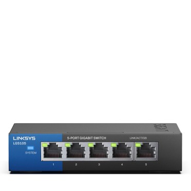 Desktop Switch Hub 5 Port Gigabit Linksys LGS105-AP LGS105AP ORIGINAL