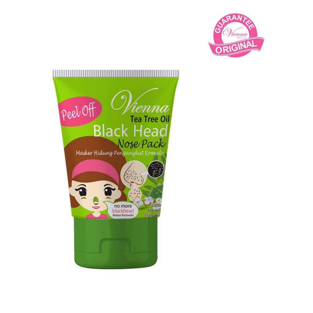 VIENNA PEEL OFF NOSE 30ML BLACKHEAD MASKER KOMEDO WAJAH KOSMETIK