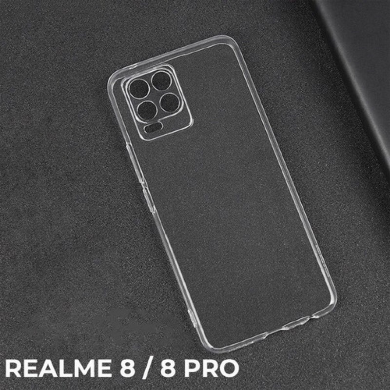 HD CLEAR CASE REALME GT 2 PRO/XT X2/ 8/ 8i/ 8 PRO/9 PRO/ 9 PRO PLUS/C25S/ Tebal Transparant 02.mm