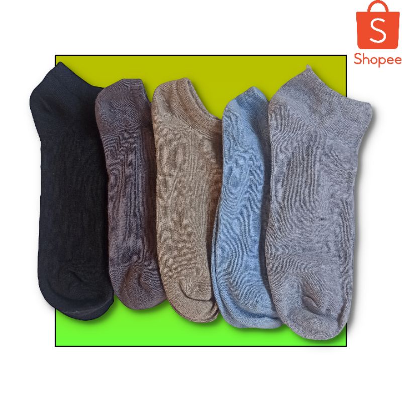 Kaos Kaki Pendek Semata Kaki Polos Dan Motif Kahaltex bahan spandek pemakaian dewasa