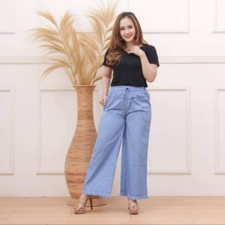 kulot jeans murah kulot semi jeans