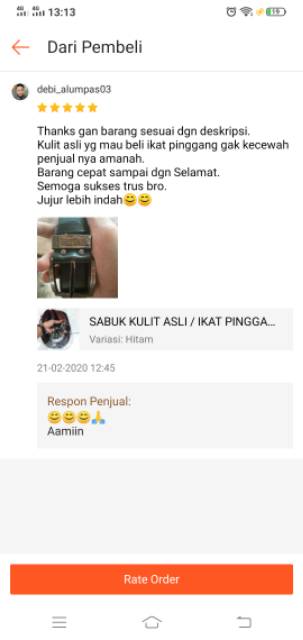 SABUK KULIT ASLI / IKAT PINGGANG KULIT BER RESLETING