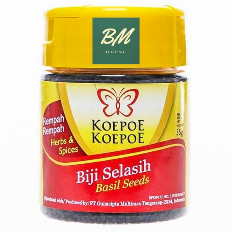 

Biji Selasih Koepoe Kupu 50 gr