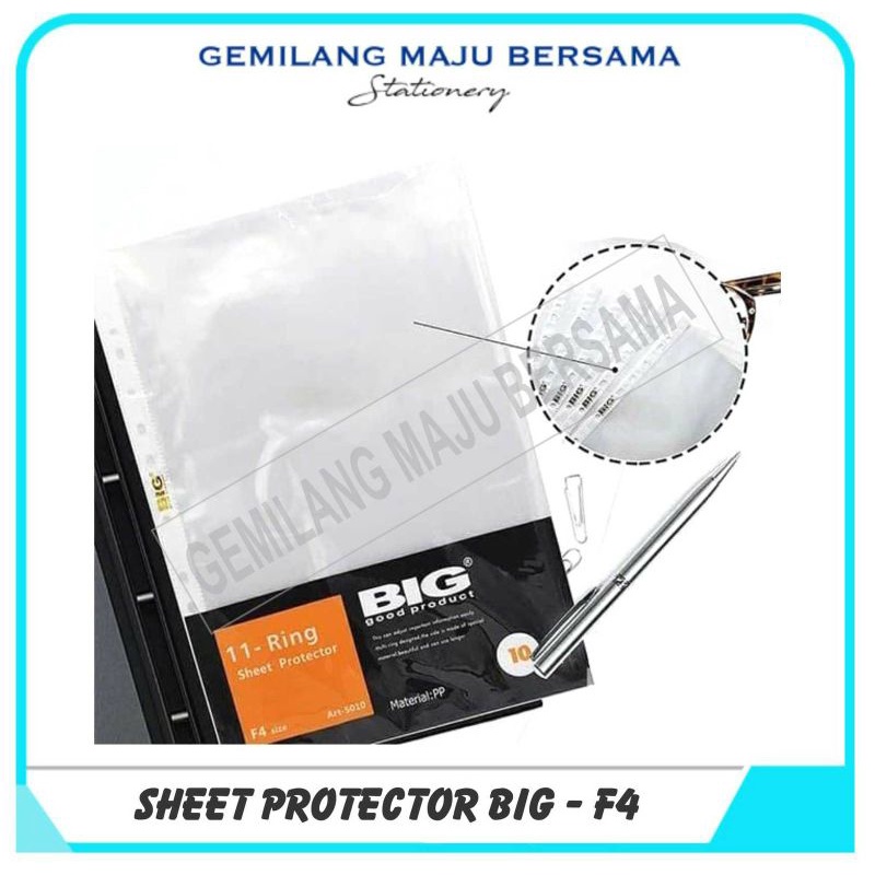 

Sheet Protector BIG F4 (Isi 10lbr / Pack)