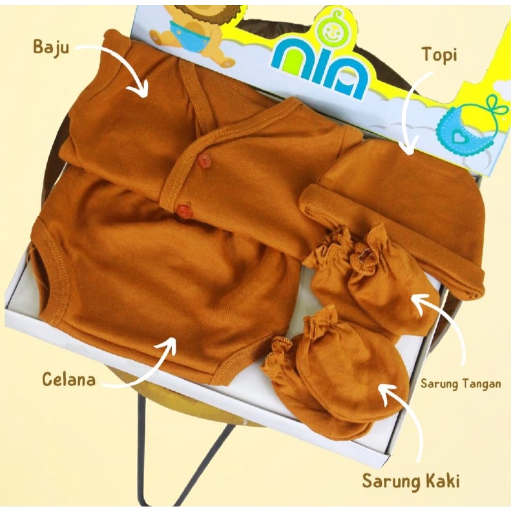 TERMURAH !!! BABY SET NIA - 1 SET PERLENGKAPAN BAJU BAYI BARU LAHIR NIA BAJU BAYI BAJU BABY