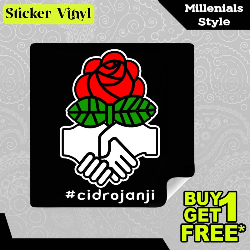 

Stiker Sticker Cidro Janji Gambar Unik Desain Keren dan Kekinian Aesthetic Bahan Vinyl Satuan Anti Air