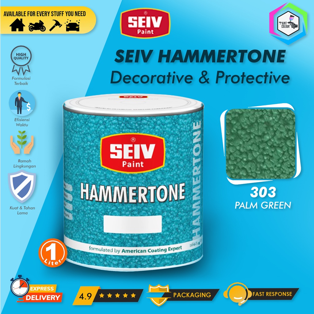 SEIV HAMMERTONE Cat Dekoratif Duco Tahan Panas - 303 Palm Green