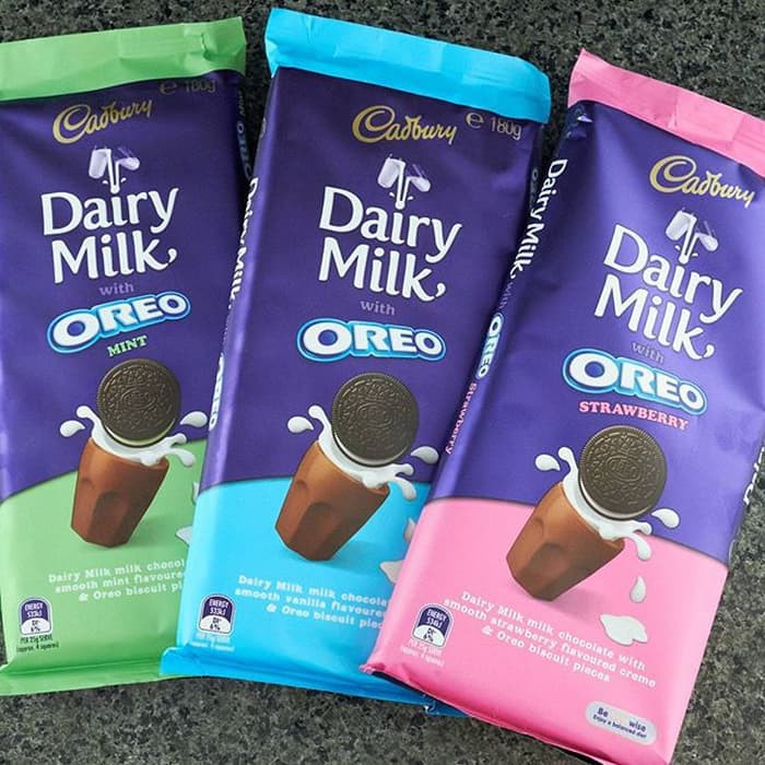 

Cadbury Dairy Milk Oreo 180 gr