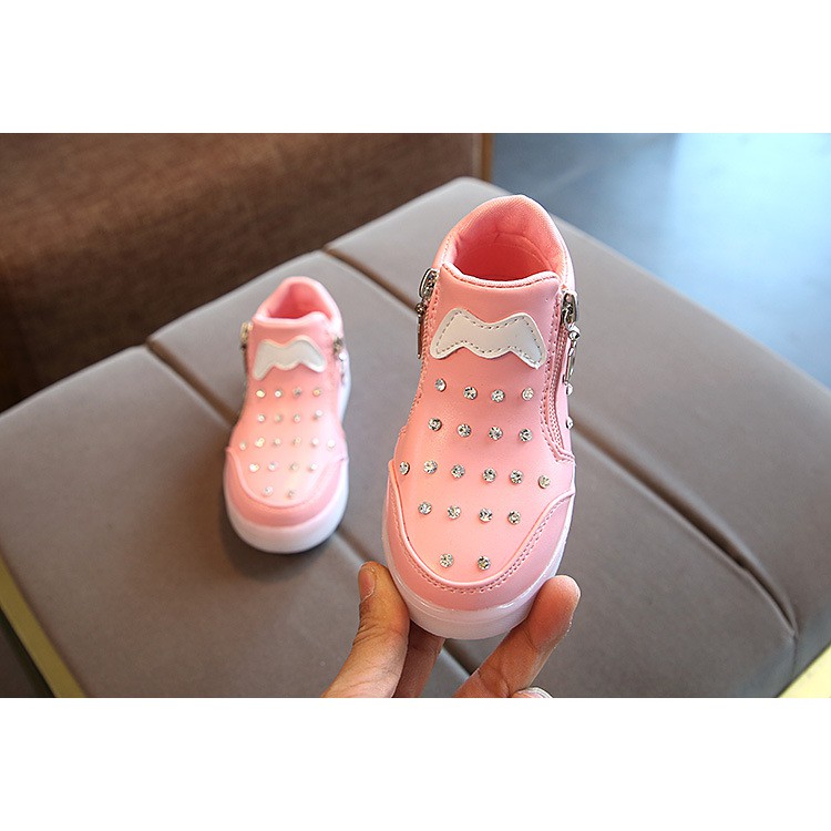 Sepatu boots anak perempuan import LED IMP-1R4