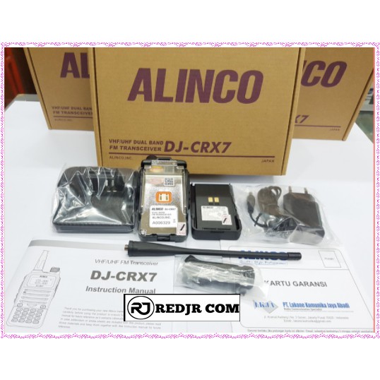 HT ALINCO DJ-CRX7 DUALBAND - HT ALINCO DJ CRX 7 VHF / UHF ORIGINAL