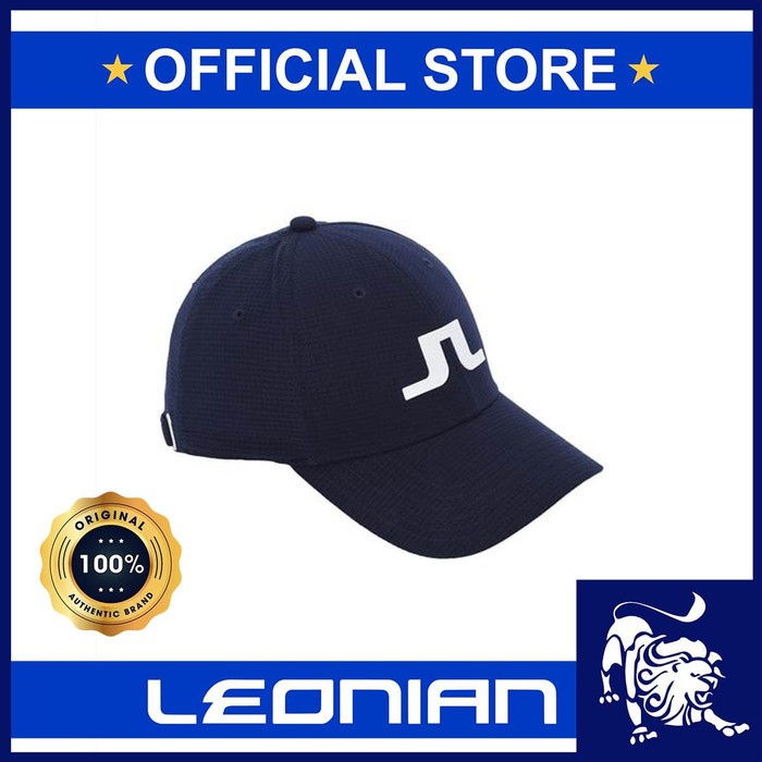 J Lindeberg Caden Cap Tech Mesh Navy Topi Golf Shopee Indonesia