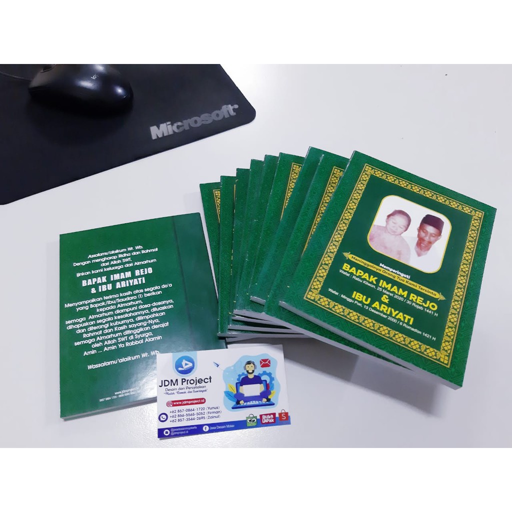 Buku Yasin dan Tahlil Terjemahan isi 128 Halaman