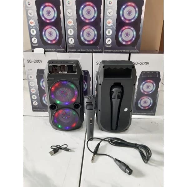 Speaker Bluetooth Plus Mic Karaoke SQ 2009 Wireless