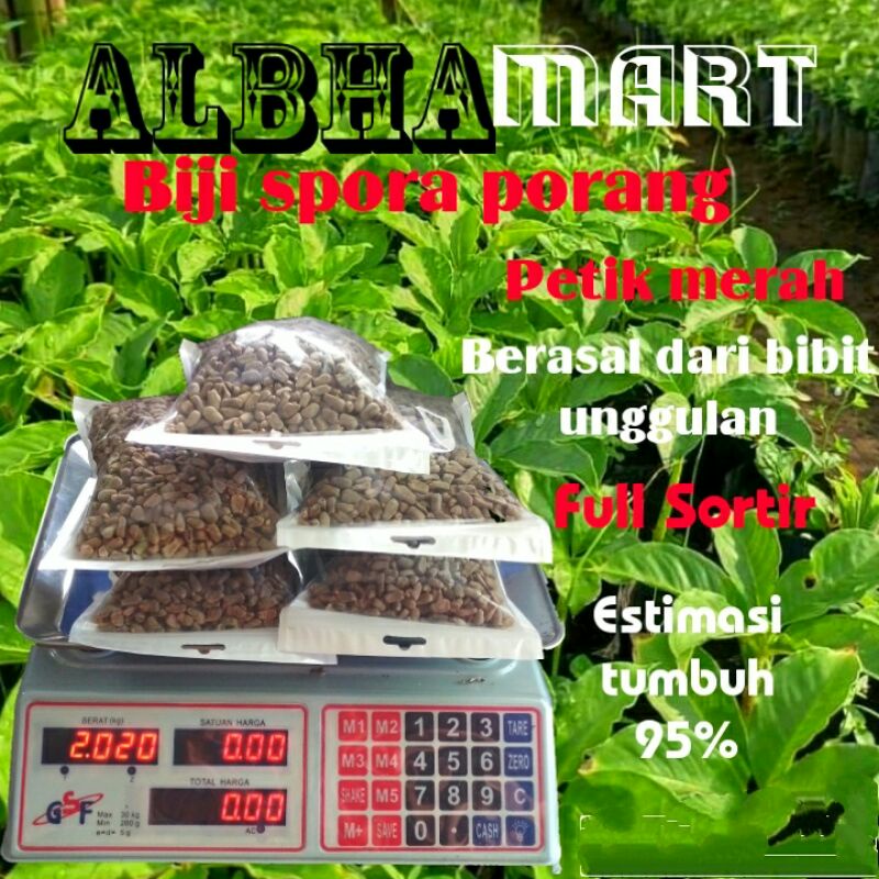 biji spora porang 1kg biji buah spora porang lokal berkualitas isi banyak