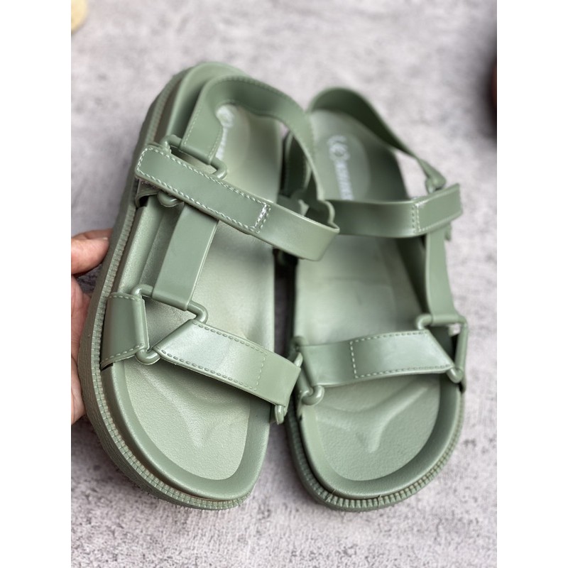 1.1 SALE HYS Sandal Gunung Jelly 2017-Hijau merk Khaki