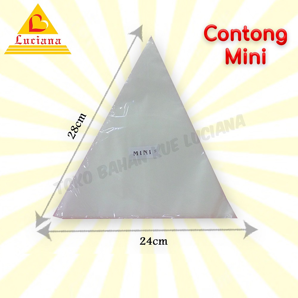 Plastik Contong Segitia Mini