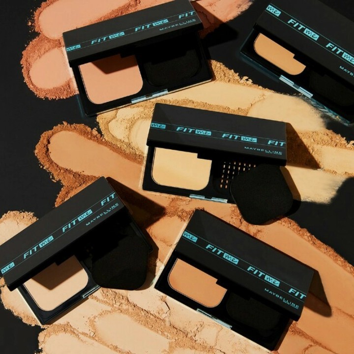 ★ BB ★ Maybelline Fit Me Matte and Poreless 24HR Oil Control Powder Foundation (Full Coverage &amp; Tahan lama)