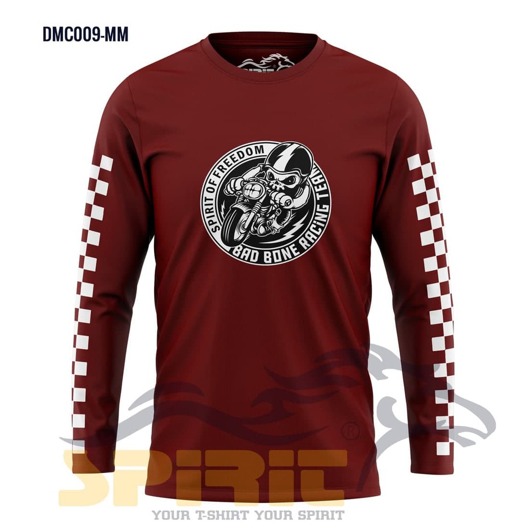 MOTOR CUSTOM T-shirt - KAOS PRIA ORIGINAL KAOS MOTOR CUSTOM KEREN MURAH BAJU LENGAN PANJANG