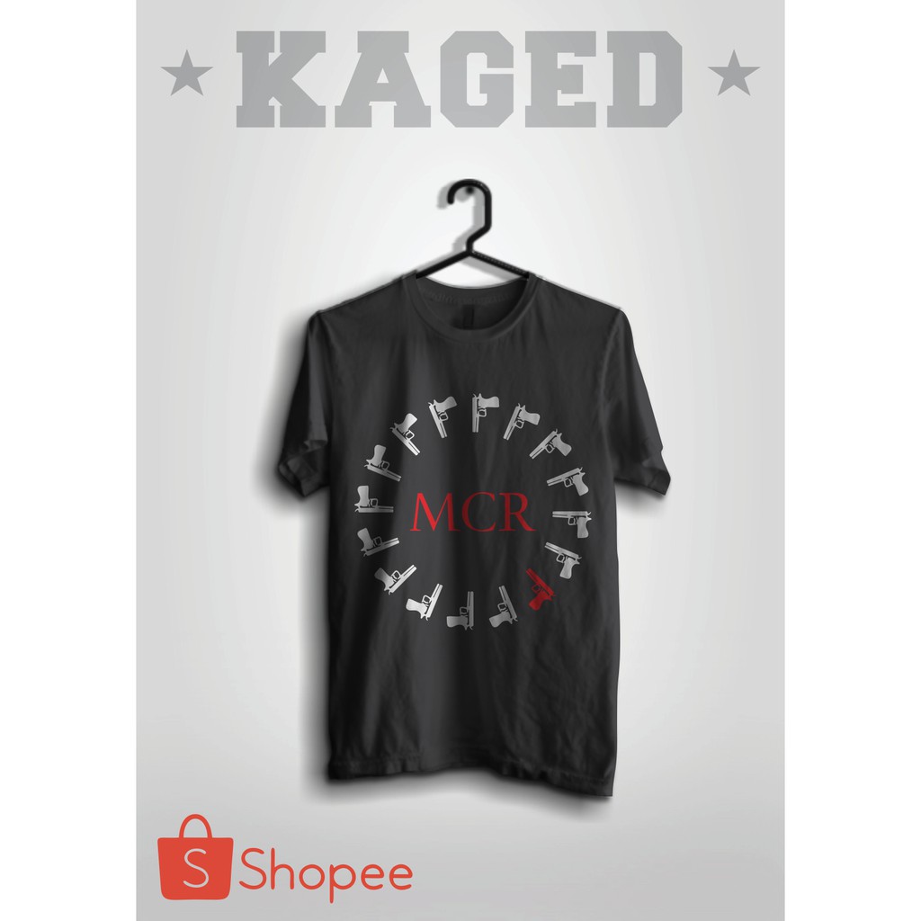 Kaos Band My Chemical Romance #Hitam/Black Kaos My Chemical Romance, Kaos Musik